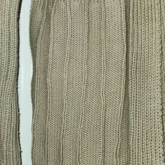 Rico Cable Knit Sweater Ribbed One Button Front Size S Brownish Olive Color Cute - Picture 5 of 9